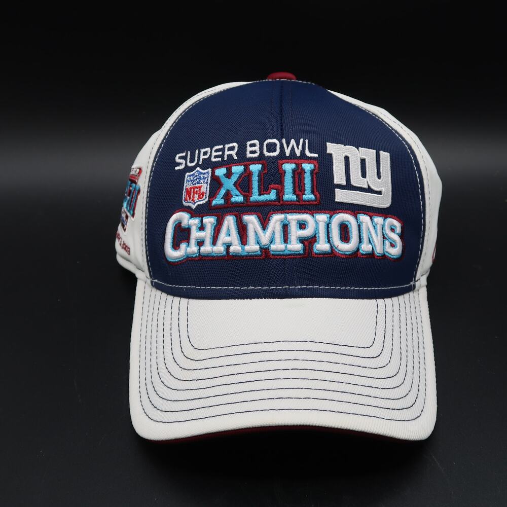 Reebok New York Giants Super Bowl XLII Champion Hat NFL Adjustable 2008 Football